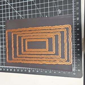 Jagged Ripped Edge Rectangle Spellbinders Nestabilities Dies